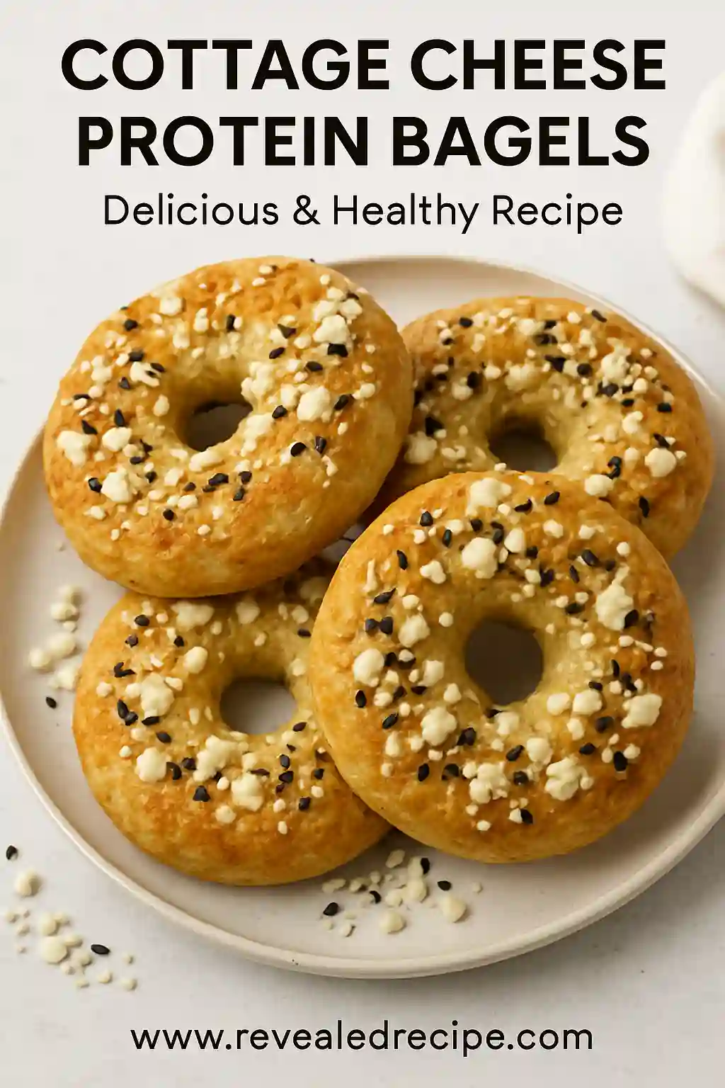 cottage cheese Protein bagels