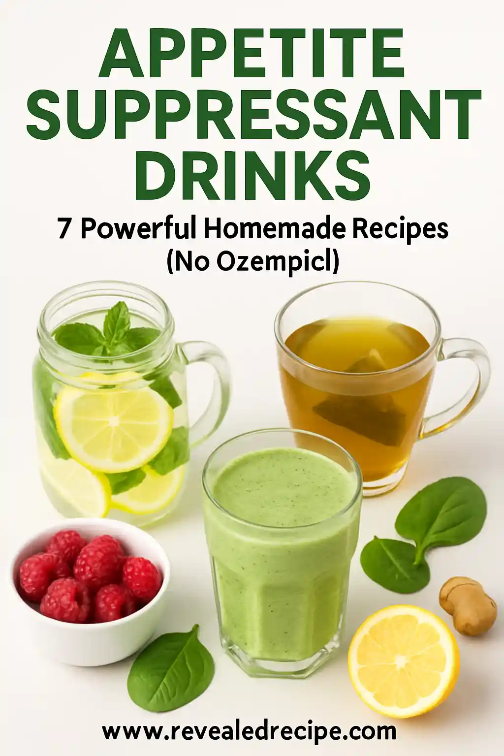 appetite suppressant drinks apple cider vinegar lemon detox recipe