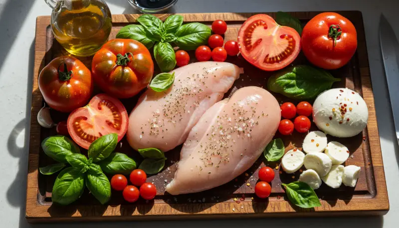 Caprese Chicken Skillet ingredients