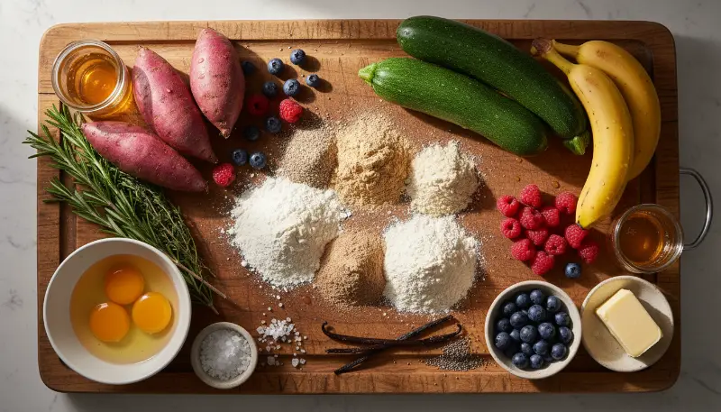 Gluten-Free Baking ingredients
