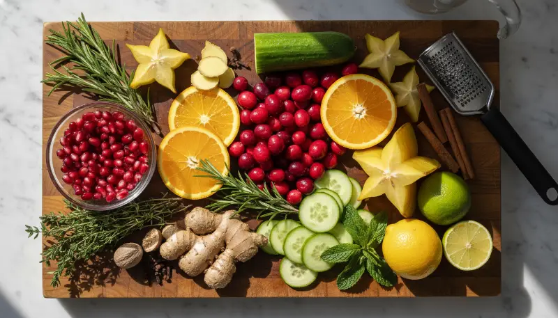 Holiday Punch Recipes ingredients