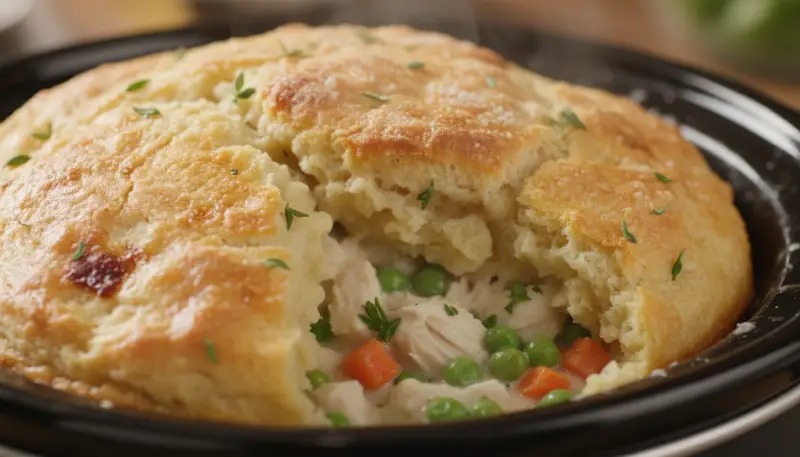 Slow Cooker Chicken Pot Pie ingredients