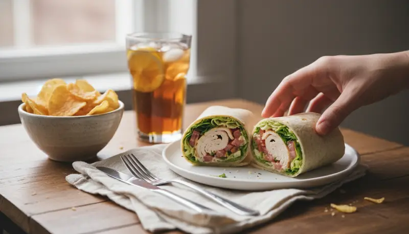 Turkey Ranch Club Wrap close up details